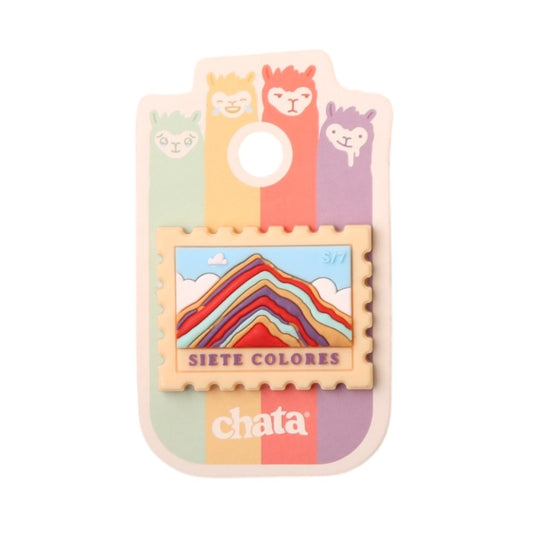 Pin plástico Chata Multi Estampita